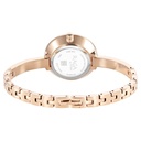 Titan Raga Showstopper Quartz Analog Silver Dial Rose Gold Metal Strap Watch For Women