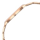 Titan Edge Metal Ladies Allure Quartz Analog Mother Of Pearl Dial Rose Gold Stainless Steel Strap Watch For Women
