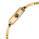 Titan Quartz Analog with Day and Date Champagne Dial Metal Strap Watch for Women