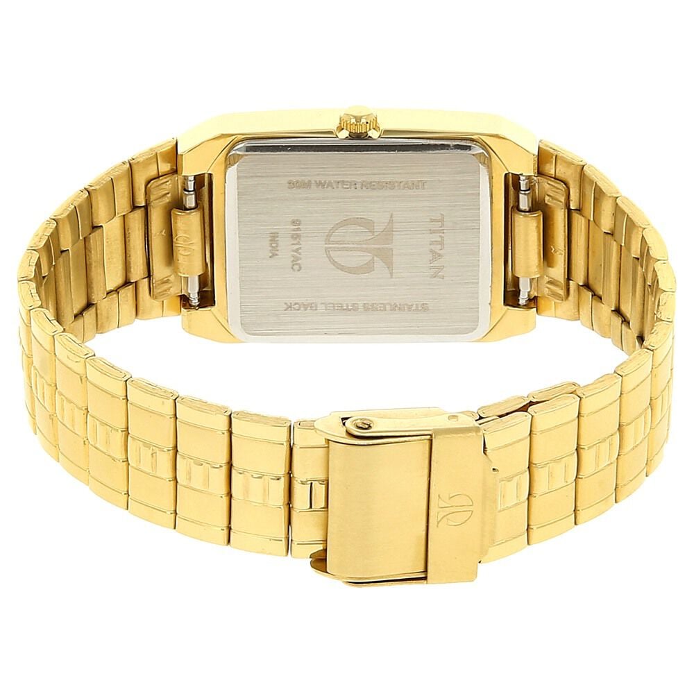 Titan Analog with Date Silver Dial Metal Strap watch for Men