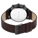Titan Quartz Multifunction Green Dial Leather Strap Watch for Men