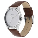 Titan Men's Classic Watch: Gradient Dial & Sleek Markings with Leather Strap