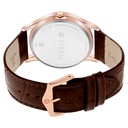 Titan Analog with Day and Date White Dial Leather Strap watch for Men