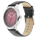 Titan Men's Urban Edge Lustrous Maroon Dial Leather Watch