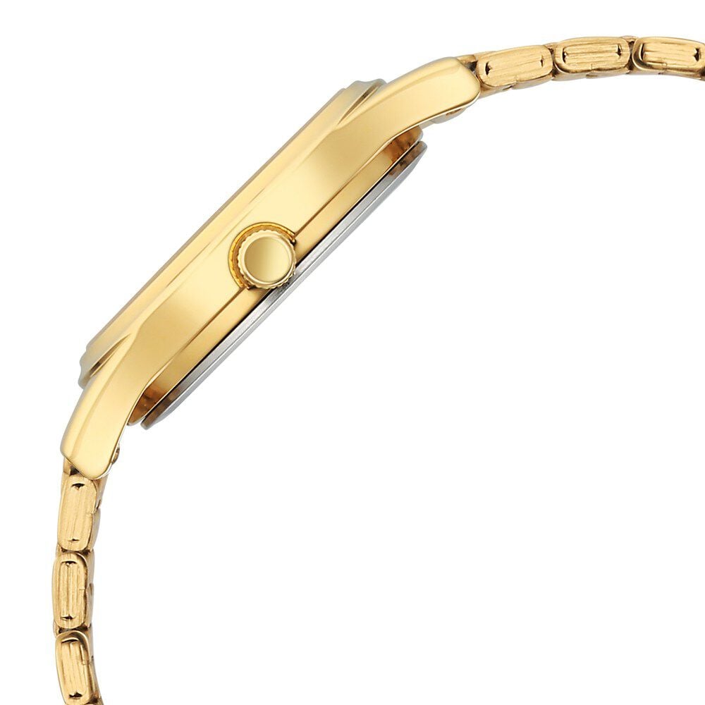 Titan Karishma Quartz Analog Golden Dial Golden Stainless Steel Strap Watch For Women