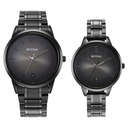 Titan Bandhan Anthracite Dial Analog with Date Stainless Steel Strap Watch for Couple
