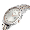 Titan Bandhan Quartz Analog with Day and Date Silver Dial Stainless Steel Strap Watch for Couple