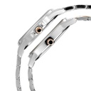 Titan Bandhan Quartz Analog with Day and Date Silver Dial Stainless Steel Strap Watch for Couple