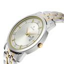 Titan Bandhan Quartz Analog with Day and Date Silver Dial Stainless Steel Strap Watch for Couple