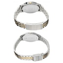 Titan Bandhan Quartz Analog with Day and Date Silver Dial Stainless Steel Strap Watch for Couple
