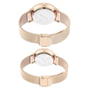 Titan Quartz Multifunction White Dial Stainless Steel Strap Watch for Couple