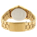 Titan Quartz Analog with Day and Date Silver Round Dial Golden Stainless Steel Strap Watch For Men