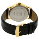Titan Quartz Analog with Day and Date Black Dial Leather Strap Watch for Men