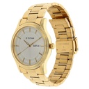 Titan Quartz Analog with Day and Date Silver Dial Golden Stainless Steel Strap Watch For Men