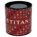 Titan Quartz Analog with Day and Date Silver Dial Golden Stainless Steel Strap Watch For Men