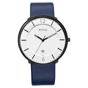 Titan Minimals White Dial Analog with Date Leather Strap watch for Men