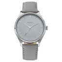 Titan Men's Classic Watch: Gradient Dial & Sleek Markings with Leather Strap