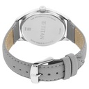 Titan Men's Classic Watch: Gradient Dial & Sleek Markings with Leather Strap