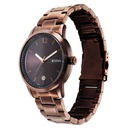 Titan Neo Splash Brown Dial Analog with Date Stainless Steel Strap Watch for Men