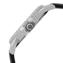Titan Quartz Analog with Date Black Dial Leather Strap Watch for Women