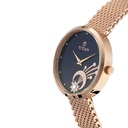 Titan Stellar Black Dial Analog Stainless Steel Strap watch for Women