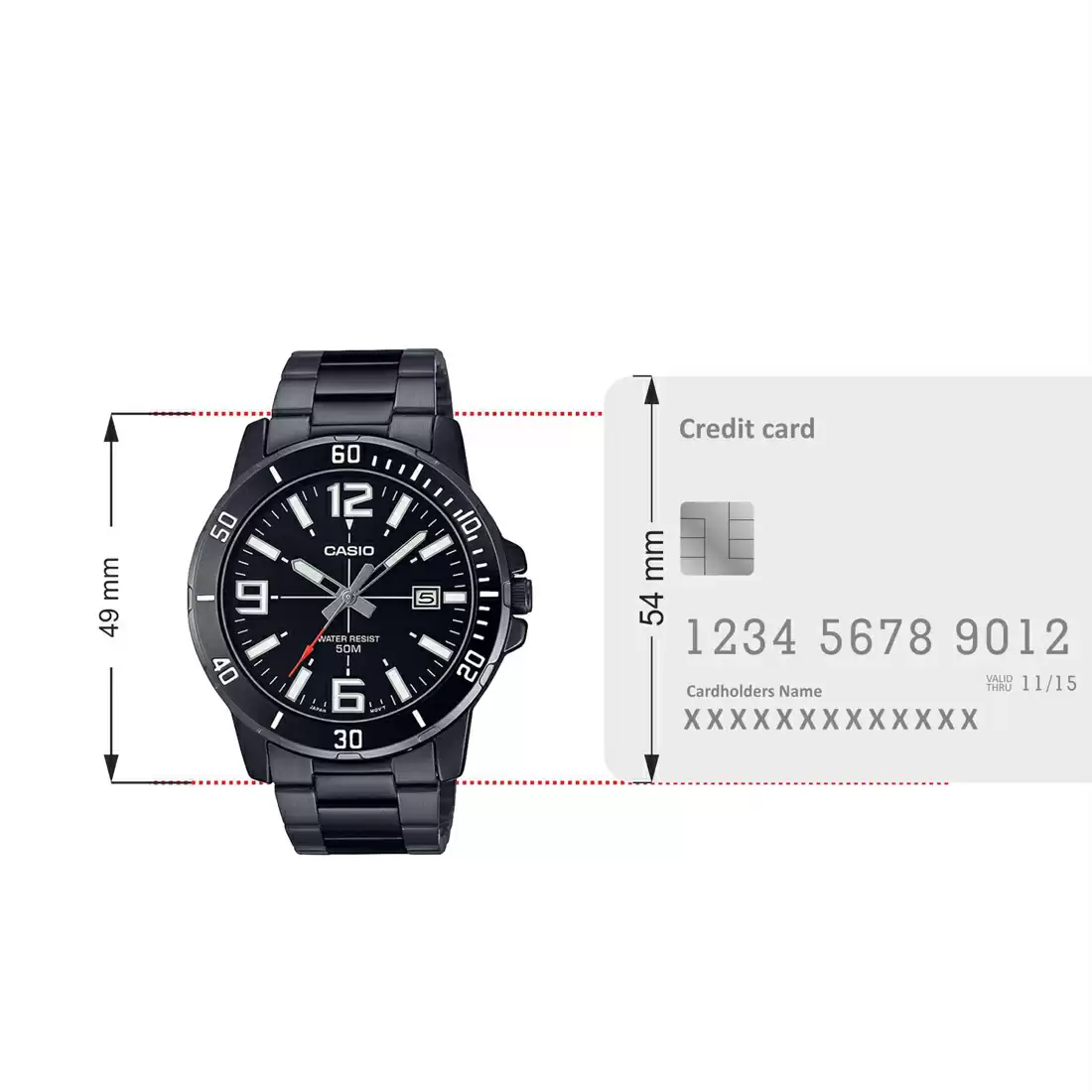 Casio Enticer Men MTP-VD01B-1BVUDF Men's Watch