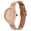 Titan Purple Stackables Quartz Analog Pink Dial Stainless Steel Strap Watch for Women