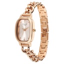 Titan Raga Showstopper Quartz Analog Rose Gold Dial Metal Strap Watch For Women