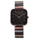 Titan Purple Stackables Quartz Analog Black Dial Two Toned Stainless Steel Strap Watch For Women