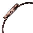 Titan Purple Stackables Quartz Analog Black Dial Two Toned Stainless Steel Strap Watch For Women
