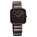 Titan Purple Stackables Quartz Analog Black Dial Two Toned Stainless Steel Strap Watch For Women