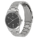 Titan Workwear Black Dial Analog with Date Stainless Steel Strap Watch for Men