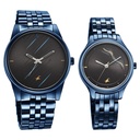 Fastrack Mixmatched Quartz Analog Black Dial Blue Stainless Steel Strap Watch for Couple