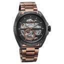 Fastrack Automatics Black Dial Brown Stainless Steel Strap Watch For Guys