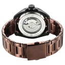 Fastrack Automatics Black Dial Brown Stainless Steel Strap Watch For Guys