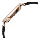Fastrack Stunners X Quartz Analog Black Dial Leather Strap Watch For Girls