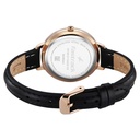 Fastrack Stunners X Quartz Analog Black Dial Leather Strap Watch For Girls