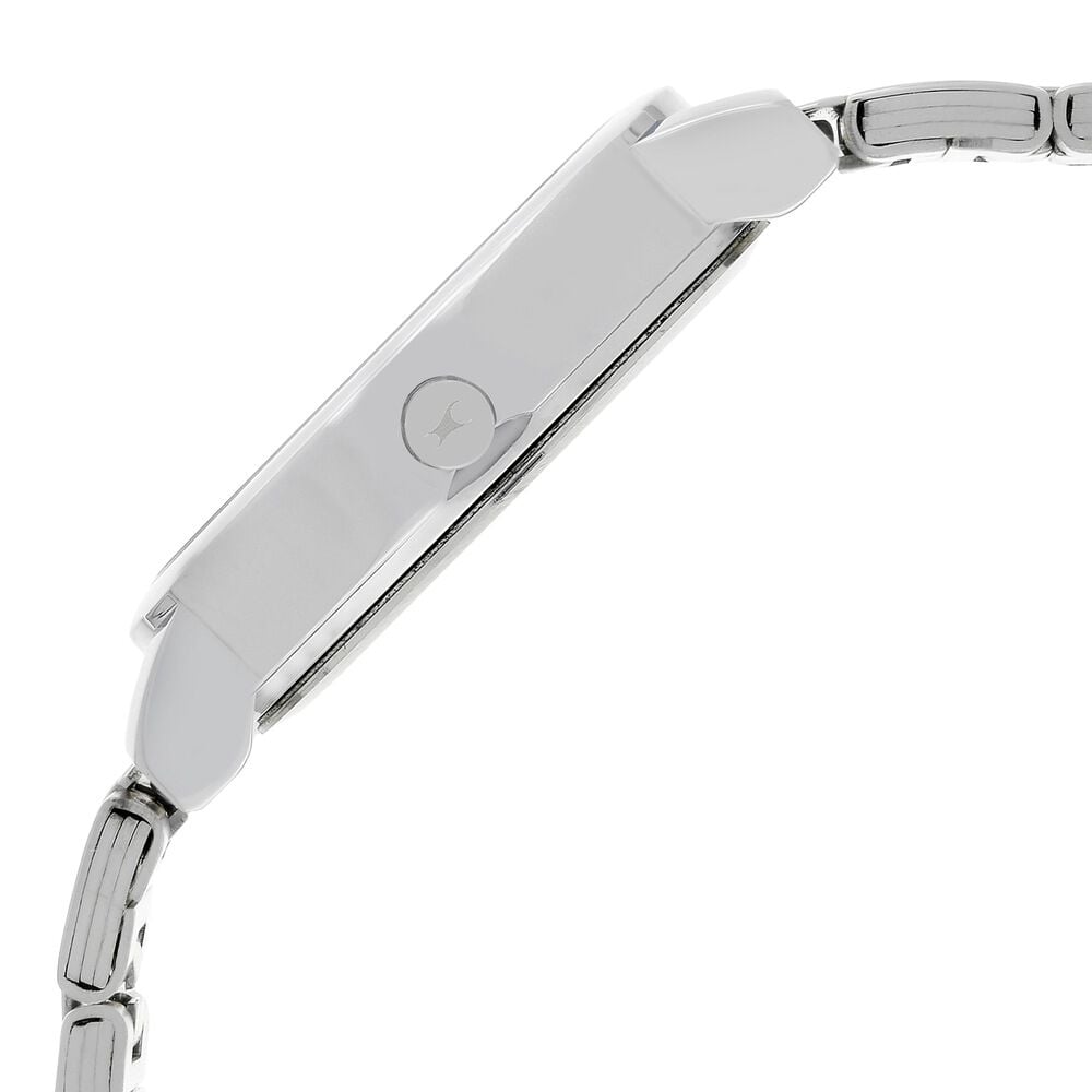 Fastrack Fundamentals Quartz Analog Blue Dial Stainless Steel Strap Watch for Girls