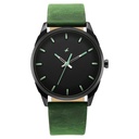 Fastrack After Dark Black Dial Green Leather Strap Watch for Guys