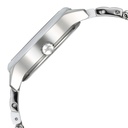 Fastrack Cerame Quartz Multifunction Silver Dial With Silver Color Steel & Ceramic Strap Watch For Girls