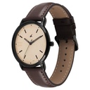 Fastrack Stunners X Quartz Analog Beige Dial Leather Strap Watch For Guys