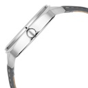 Fastrack Stunners X Quartz Analog Grey Dial Leather Strap Watch For Guys