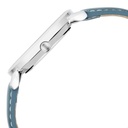 Fastrack Stunners X Quartz Analog Silver Dial Leather Strap Watch For Guys