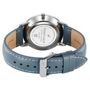 Fastrack Stunners X Quartz Analog Silver Dial Leather Strap Watch For Guys