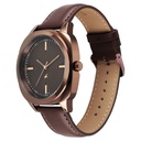 Fastrack Stunners X Quartz Analog Brown Dial Leather Strap Watch For Guys