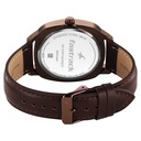 Fastrack Stunners X Quartz Analog Brown Dial Leather Strap Watch For Guys