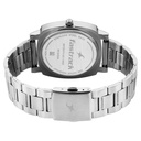 Fastrack Stunners X Quartz Analog Grey Dial Stainless Steel Strap Watch For Guys