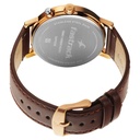 Fastrack Tick Tock Quartz Analog Green dial Leather Strap Watch for Guys