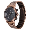 Fastrack Tick Tock Quartz Analog Black Dial With Brown Stainless steel Strap Watch for Guys