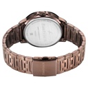 Fastrack Fleek Quartz Multifunction Black Dial Brown Stainless Steel Strap Watch for Guys